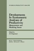 Dogramaci |  Developments in Econometric Analyses of Productivity | Buch |  Sack Fachmedien