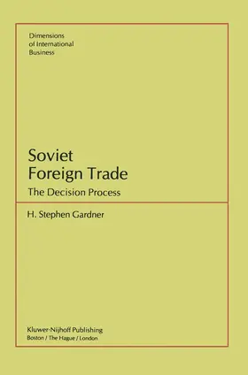 Gardner | Soviet Foreign Trade | Buch | 978-94-009-7417-3 | www.sack.de