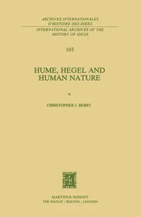 Berry |  Hume, Hegel and Human Nature | eBook | Sack Fachmedien