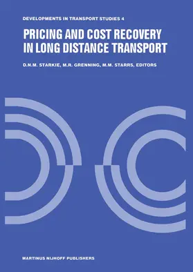 Starkie / Starrs / Grenning |  Pricing and Cost Recovery in Long Distance Transport | Buch |  Sack Fachmedien