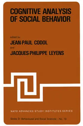 Codol / Leyens |  Cognitive Analysis of Social Behavior | eBook | Sack Fachmedien