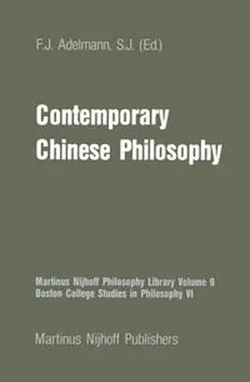 Adelmann |  Contemporary Chinese Philosophy | eBook | Sack Fachmedien