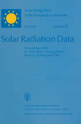 Palz |  Solar Radiation Data | Buch |  Sack Fachmedien