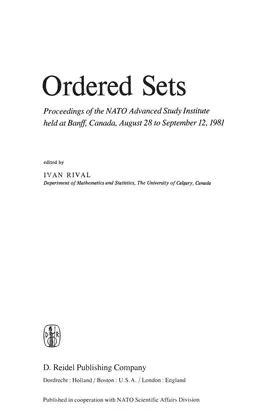 Rival |  Ordered Sets | Buch |  Sack Fachmedien