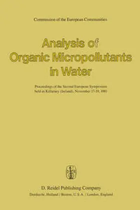 Bjørseth / Angeletti |  Analysis of Organic Micropollutants in Water | eBook | Sack Fachmedien
