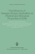 Catroux / Suess / L'Hermite |  The Influence of Sewage Sludge Application on Physical and Biological Properties of Soils | Buch |  Sack Fachmedien