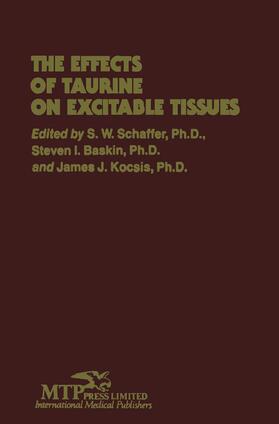 Kocsis / Schaffer / Baskin | The Effects of Taurine on Excitable Tissues | Buch | 978-94-009-8095-2 | sack.de
