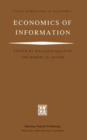 Galatin / Leiter |  Economics of Information | eBook | Sack Fachmedien