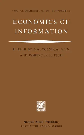 Galatin / Leiter |  Economics of Information | Buch |  Sack Fachmedien