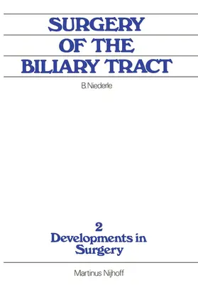 Niederle |  Surgery of the Biliary Tract | Buch |  Sack Fachmedien
