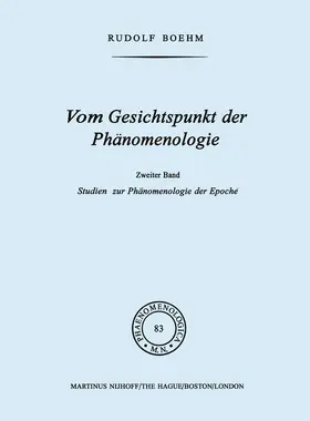 Boehm |  Vom Gesichtspunkt der Phänomenologie | Buch |  Sack Fachmedien