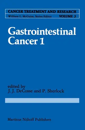 DeCosse / Sherlock |  Gastrointestinal Cancer 1 | Buch |  Sack Fachmedien