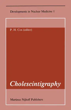Cox |  Cholescintigraphy | Buch |  Sack Fachmedien