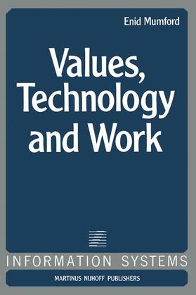 Mumford | Values, Technology and Work | Buch | 978-94-009-8345-8 | sack.de
