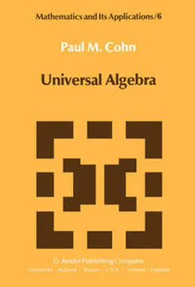 Cohn | Universal Algebra | E-Book | sack.de