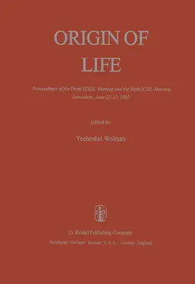 Wolman |  Origin of Life | Buch |  Sack Fachmedien
