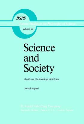 Agassi | Science and Society | Buch | 978-94-009-8439-4 | sack.de