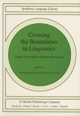 Klein / Levelt |  Crossing the Boundaries in Linguistics | eBook | Sack Fachmedien
