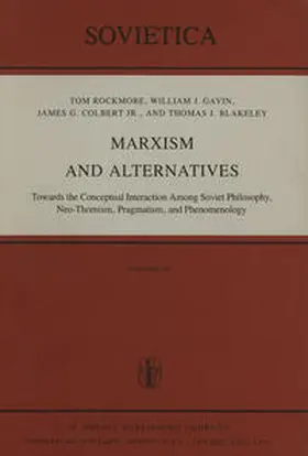 Rockmore / Gavin / Colbert Jr. |  Marxism and Alternatives | eBook | Sack Fachmedien
