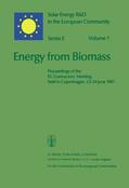Palz / Chartier |  Energy from Biomass | Buch |  Sack Fachmedien