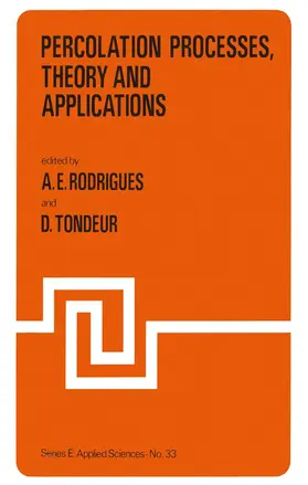 Tondeur / Rodrigues |  Percolation Processes: Theory and Applications | Buch |  Sack Fachmedien