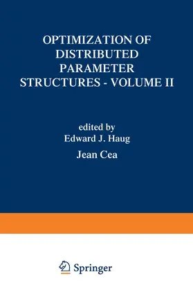 Cea / Haug |  Optimization of Distributed Parameter Structures - Volume II | Buch |  Sack Fachmedien