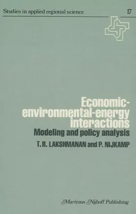 Lakshmanan | Economic-Environmental-Energy Interactions | Buch | 978-94-009-8741-8 | www.sack.de