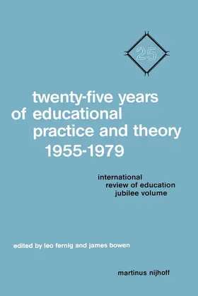Fernig / Bowen |  Twenty-Five Years of Educational Practice and Theory 1955-1979 | Buch |  Sack Fachmedien
