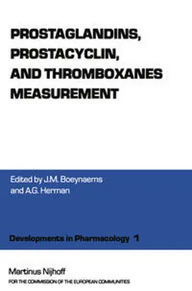 Boeynaems / Herman |  Prostaglandins, Prostacyclin, and Thromboxanes Measurement | eBook | Sack Fachmedien