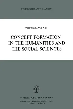 Pawlowski | Concept Formation in the Humanities and the Social Sciences | Buch | 978-94-009-9021-0 | www.sack.de