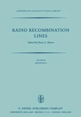 Shaver |  Radio Recombination Lines | eBook | Sack Fachmedien