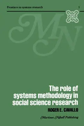 Cavallo |  The Role of Systems Methodology in Social Science Research | eBook | Sack Fachmedien