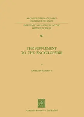 Hardesty |  The Supplément to the Encyclopédie | eBook | Sack Fachmedien
