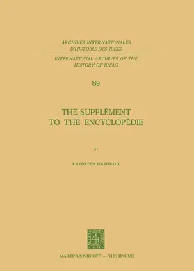 Hardesty | The Supplément to the Encyclopédie | Buch | 978-94-009-9662-5 | www.sack.de