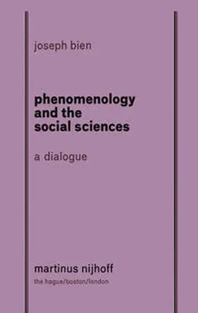 Bien | Phenomenology and The Social Science: A Dialogue | E-Book | www.sack.de