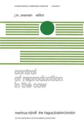 Streenan |  Control of Reproduction in the Cow | Buch |  Sack Fachmedien