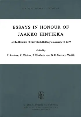 Saarinen / Niiniluoto / Hilpinen |  Essays in Honour of Jaakko Hintikka | Buch |  Sack Fachmedien
