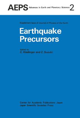 Suzuki / Kisslinger |  Earthquake Precursors | Buch |  Sack Fachmedien