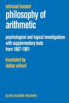 Husserl | Philosophy of Arithmetic | E-Book | sack.de