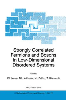 Lerner / Althsuler / Fal'ko | Strongly Correlated Fermions and Bosons in Low-Dimensional Disordered Systems | E-Book | sack.de