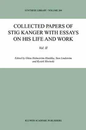 Holmström-Hintikka / Lindström / Sliwinski | Collected Papers of Stig Kanger with Essays on his Life and Work Volume II | E-Book | sack.de