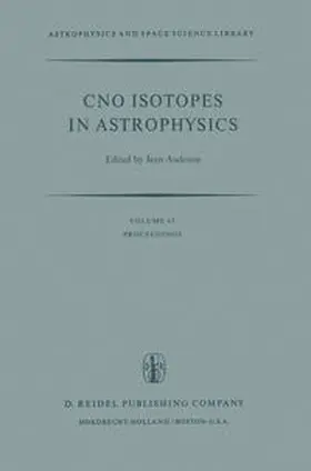 Audouze |  CNO Isotopes in Astrophysics | eBook | Sack Fachmedien