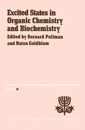 Goldblum / Pullman | Excited States in Organic Chemistry and Biochemistry | Buch | 978-94-010-1275-1 | sack.de