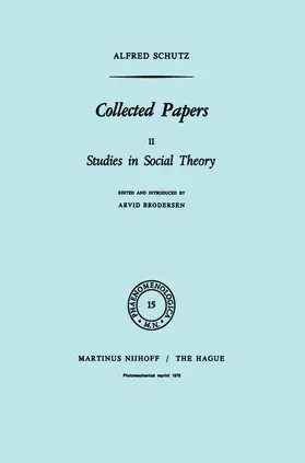 Schutz / Brodersen | Collected Papers II | Buch | 978-94-010-1342-0 | www.sack.de