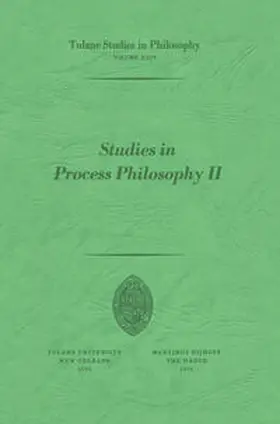 Whittemore |  Studies in Process Philosophy II | eBook | Sack Fachmedien
