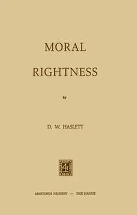 Haslett | Moral Rightness | E-Book | www.sack.de