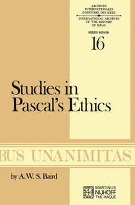 Baird |  Studies in Pascal’s Ethics | eBook | Sack Fachmedien
