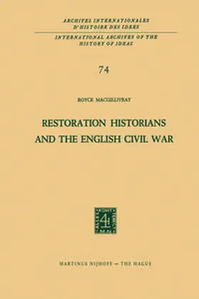 MacGillivray |  Restoration Historians and the English Civil War | eBook | Sack Fachmedien