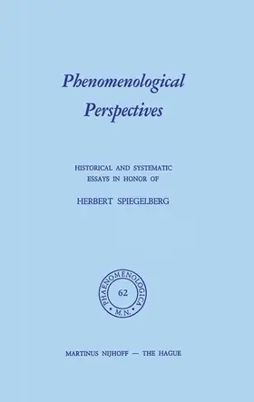 Bossert | Phenomenological Perspectives | Buch | 978-94-010-1648-3 | www.sack.de