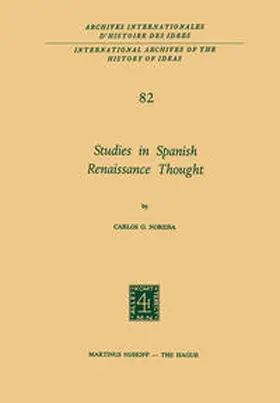 Noreña |  Studies in Spanish Renaissance Thought | eBook | Sack Fachmedien